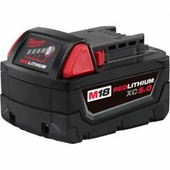 Milwaukee 48-11-1850 M18 18V 5.0Ah REDLITHIUM XC Extended Capacity Battery Tools & Equipment