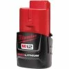 Milwaukee 48-11-2401 M12 12V 1.4Ah REDLITHIUM Compact Ergonomic Battery