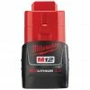 Tools & Equipment Milwaukee 48-11-2430 M12 12V 3.0 Amp Lithium-Ion Cordless Battery Pack 1 Tools & Equipment Milwaukee 48-11-2430 M12 12V 3.0 Amp Lithium-Ion Cordless Battery Pack