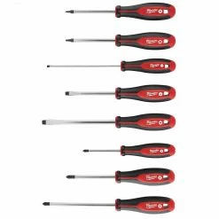 Milwaukee 48-22-2718 Hex Wrench Ready Magnetic Tips Screwdriver Set W/ SQ - 8pc Tools & Equipment