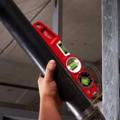 Milwaukee 48-22-5210 10-Inch Die Cast Torpedo Level With 360 Degree Locking Vial
