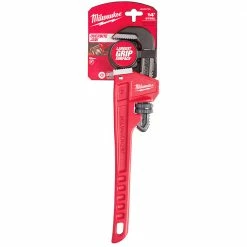 Tools & Equipment Milwaukee 48-22-7114 14-Inch Durable Steel Ergonomic Overbite Pipe Wrench