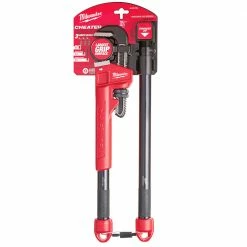 Milwaukee 48-22-7314 21.80-Inch Steel Ergonomic Overbite Cheater Pipe Wrench 15 Milwaukee 48-22-7314 21.80-Inch Steel Ergonomic Overbite Cheater Pipe Wrench