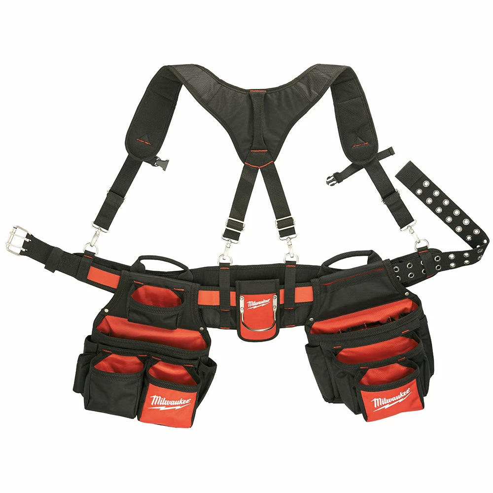 Milwaukee 48-22-8120 30 - 53-Inch 24-Pocket Suspension Rig Contractor Work Belt 3 Milwaukee 48-22-8120 30 - 53-Inch 24-Pocket Suspension Rig Contractor Work Belt