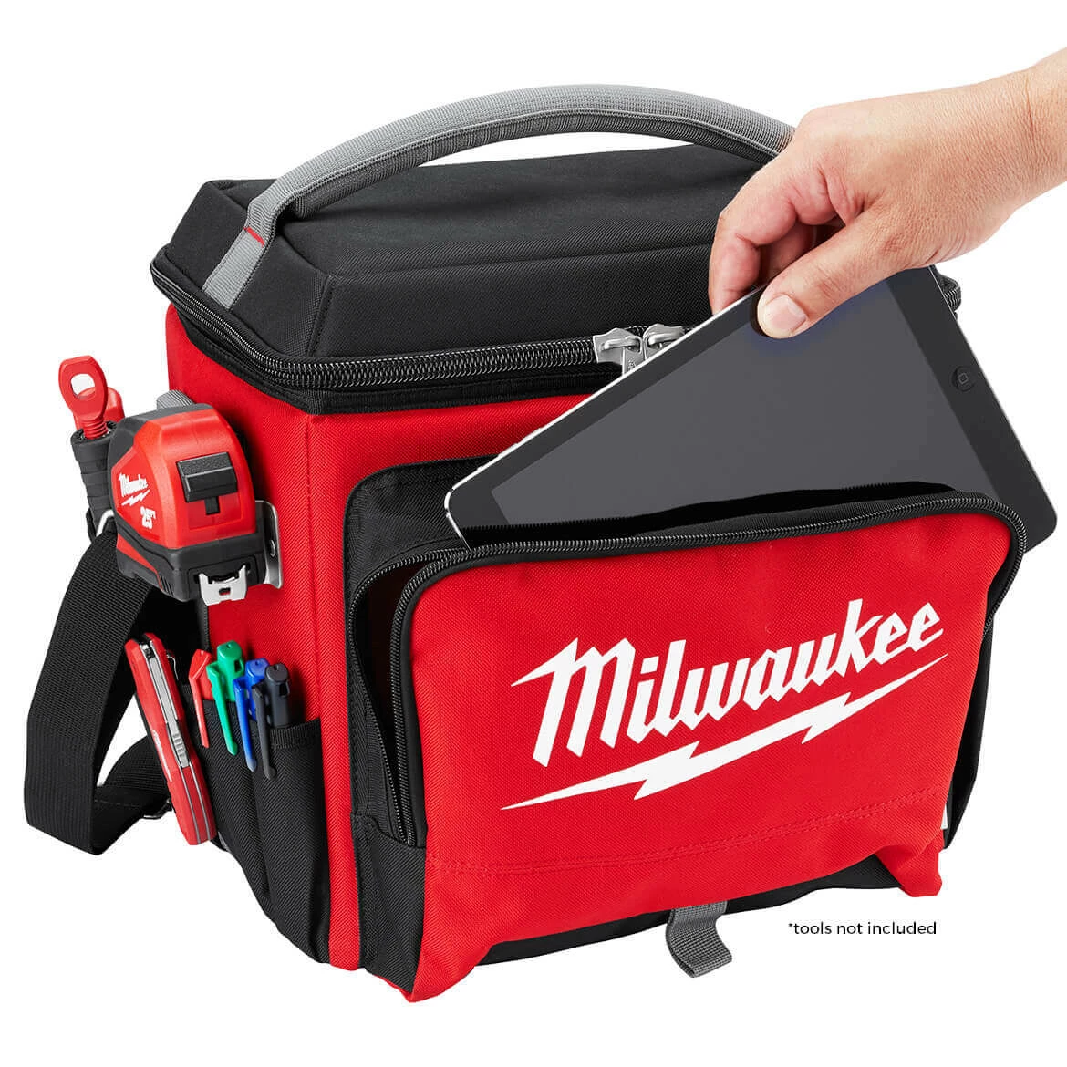 Tools & Equipment Milwaukee 48-22-8250 21.65-Quart Red Heavy Duty Ballistic Jobsite Cooler 5 Tools & Equipment Milwaukee 48-22-8250 21.65-Quart Red Heavy Duty Ballistic Jobsite Cooler