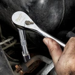 Tools & Equipment Milwaukee 48-22-9008 3/8-Inch Drive SAE And Metric Ratchet And Socket Set - 56pc