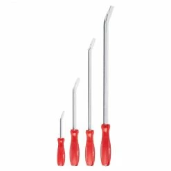 Tools & Equipment Milwaukee 48-22-9214 4-Piece I-Beam All-Metal Core Hammer Ready Pry Bar Set