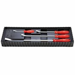 Tools & Equipment Milwaukee 48-22-9214 4-Piece I-Beam All-Metal Core Hammer Ready Pry Bar Set