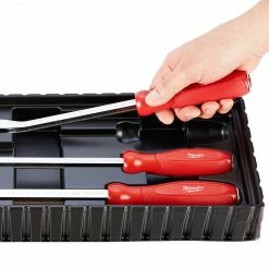 Tools & Equipment Milwaukee 48-22-9214 4-Piece I-Beam All-Metal Core Hammer Ready Pry Bar Set