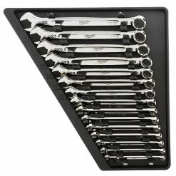 Milwaukee 48-22-9515 15-Piece Metric Open-End Combination Wrench Set Tools & Equipment