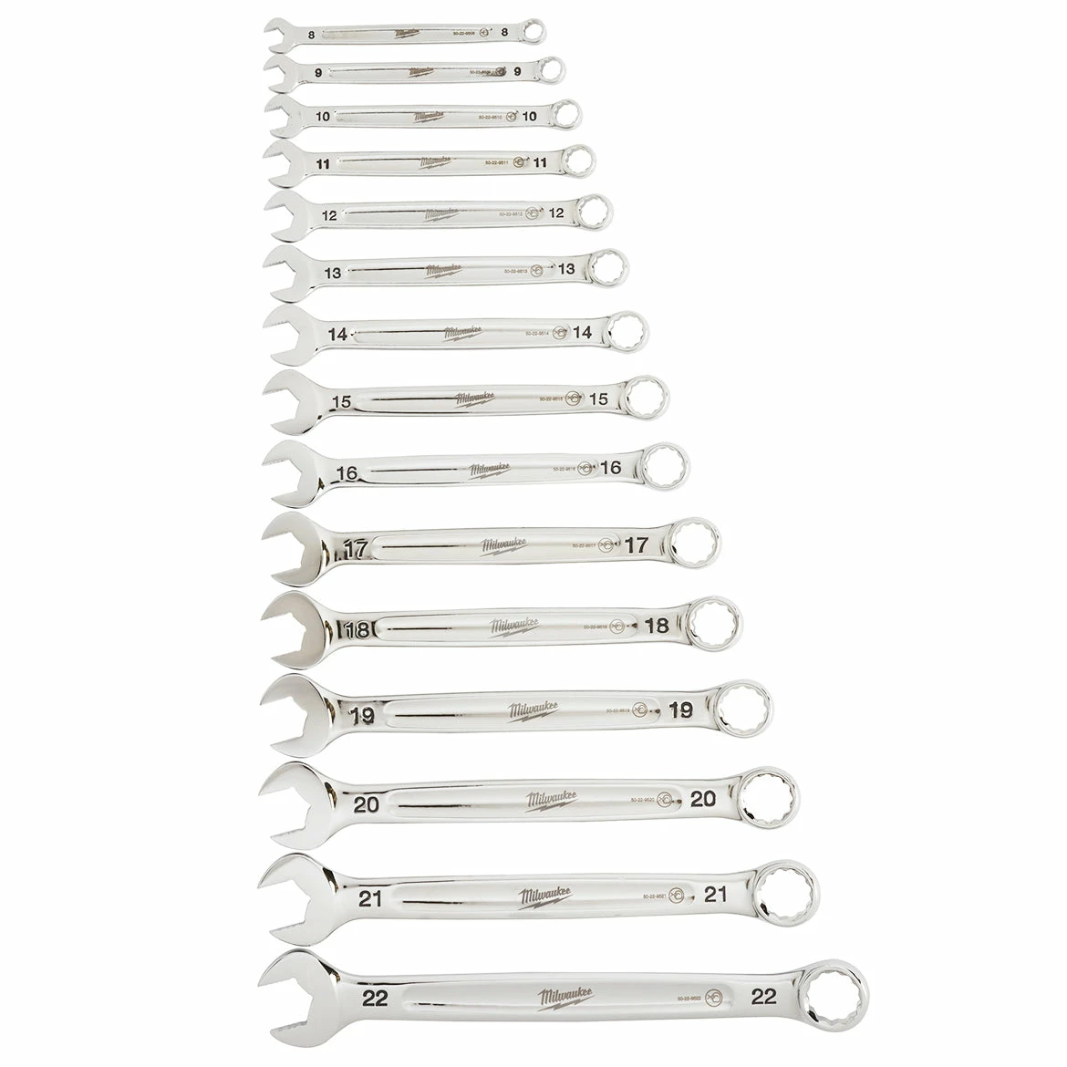 Milwaukee 48-22-9515 15-Piece Metric Open-End Combination Wrench Set Tools & Equipment 5 Milwaukee 48-22-9515 15-Piece Metric Open-End Combination Wrench Set Tools & Equipment
