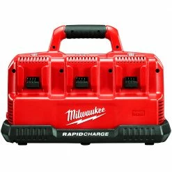 Milwaukee 48-59-1807 M12/M18 12/18V 6-Port Rapid Charge Station Tools & Equipment