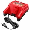 Milwaukee 48-59-2819 M28 28-Volt Pass-Through Single-Unit Rapid Charger