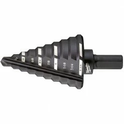 Tools & Equipment Milwaukee 48-89-9205 1/4-Inch - 1-3/8-Inch By 1/8-Inch #5 Step Drill Bit