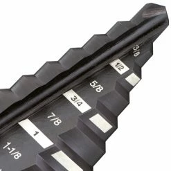 Tools & Equipment Milwaukee 48-89-9205 1/4-Inch - 1-3/8-Inch By 1/8-Inch #5 Step Drill Bit
