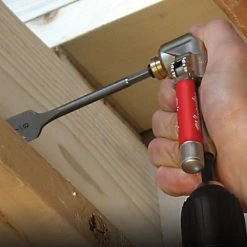 Milwaukee 49-22-8510 1/4-Inch 90-Degree Angle Offset Power Groove Drive Adapter Power Tools