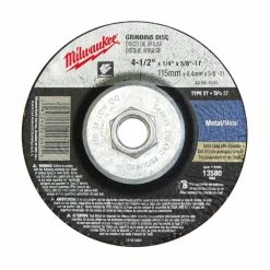 Milwaukee 49-94-4525 4-1/2 X 1/8 X 5/8-Inch-11 Type-27 Grinding Wheel