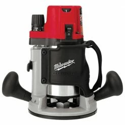 Tools & Equipment Milwaukee 5616-20 120V AC 2-1/4 Max HP EVS BodyGrip Router W/ Collet Wrenches
