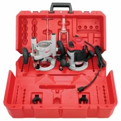 Milwaukee 5616-24 120V AC 2-1/4 Max HP EVS Multi-Base Router Kit W/ Collets