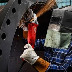 Milwaukee 6121-31A 120 AC/DC 11 Amp 5-Inch Small Angle Grinder Trigger Grip Tools & Equipment