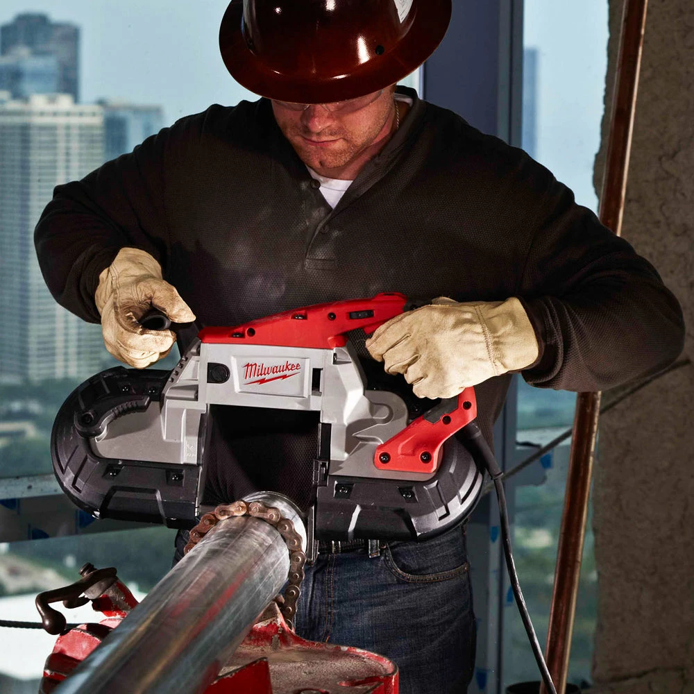 Milwaukee 6232-21 120V AC Deep Cut Variable Speed Band Saw With Carrying Case 8 Milwaukee 6232-21 120V AC Deep Cut Variable Speed Band Saw With Carrying Case