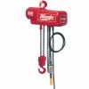 Milwaukee 9568 1 Ton Capacity 20-Foot Lift Electric Chain Hoist 1 Milwaukee 9568 1 Ton Capacity 20-Foot Lift Electric Chain Hoist