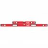 Tools & Equipment Milwaukee MLBXSM48 24/48-Inch Aluminum REDSTICK Magnetic Box Beam Level Set