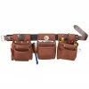 Occidental Leather 8385 Black Belt Stronghold Rough Framer Tool Bag Set - Small