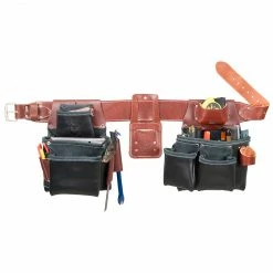 Occidental Leather B5080DBSM Black Pro Framer Framing Tool Bag Set - Medium