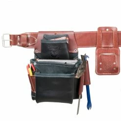Occidental Leather B5080DBSM Black Pro Framer Framing Tool Bag Set - Medium