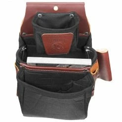 Occidental Leather B8060 Black OxyLights 3 Pouch Tool Screw Fastener Bag