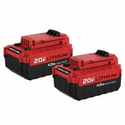 Porter-Cable Porter Cable PCC685LP 20-Volt 4.0Ah MAX Lithium-Ion Battery Pack - 2pk Tools & Equipment
