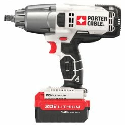 Tools & Equipment Porter-Cable PCC740LA 20-Volt 1/2-Inch Cordless Lithium-Ion Impact Wrench
