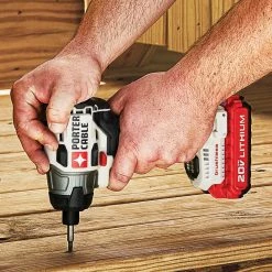 Porter-Cable Porter Cable PCCK647LB 20-Volt Lithium-Ion Cordless Brushless Impact Driver Kit Tools & Equipment