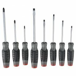 Tools & Equipment Proto J1208SC Durable High-Alloy Steel DuraTek Combination Screwdriver Set - 8pc