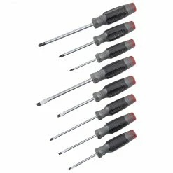 Tools & Equipment Proto J1208SC Durable High-Alloy Steel DuraTek Combination Screwdriver Set - 8pc