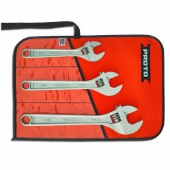 Proto J790 8, 10, 12-Inch Satin Clik-Stop Adjustable Square Jaw Wrench Set - 3pc Tools & Equipment