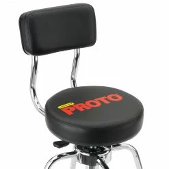 Automotive Proto JFC1011 44-Inch Black Heavy-Duty Metal Comfortable Adjustable Shop Stool