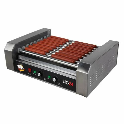 FunTime Home Goods Roller Dog RDB24SS Commercial 24 Hot Dog 9 Roller Grill Cooker Machine 3 FunTime Home Goods Roller Dog RDB24SS Commercial 24 Hot Dog 9 Roller Grill Cooker Machine