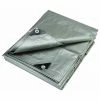 Weather Guard S008016 8' X 16' Silver Heavy Duty U.V. Tarp, 7'-6'' X 15'-6'' Lawn & Outdoor Power