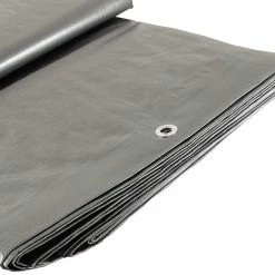 Weather Guard S008016 8' X 16' Silver Heavy Duty U.V. Tarp, 7'-6'' X 15'-6'' Lawn & Outdoor Power