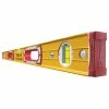 Stabila 196 48" Heavy Duty Aluminium Level With Shock Absorbing Caps - 37448