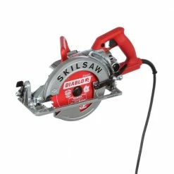 SKILSAW SPT77WM-22 7-1/4" Magnesium Worm Drive Circular Saw- Diablo Blade