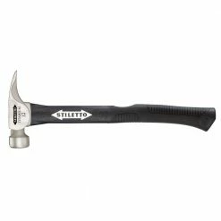 Tools & Equipment Stiletto TI12MC-F 16-Inch 12-Oz Titanium Milled Curved Fiberglass Handle Hammer 5 Tools & Equipment Stiletto TI12MC-F 16-Inch 12-Oz Titanium Milled Curved Fiberglass Handle Hammer