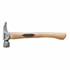Tools & Equipment Stiletto TI14SC-16 16-Inch 14-Oz Titanium Smooth Curved Hickory Handle Hammer