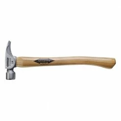Stiletto TI14SC 18-Inch 14-Oz Titanium Smooth Face Curved Hickory Handle Hammer