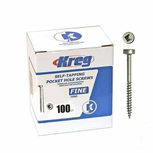 Kreg SPS-F150-100 Pocket Screws 1-1/2 Inch, #6 Fine, Pan Head, 100 Count Tools & Equipment 3 Kreg SPS-F150-100 Pocket Screws 1-1/2 Inch, #6 Fine, Pan Head, 100 Count Tools & Equipment