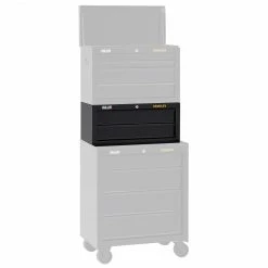 Tools & Equipment Stanley STST22621BK 26-Inch 1,830 Cu/In. 2-Drawer Black Middle Storage Chest