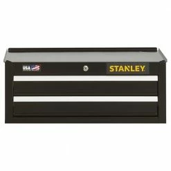 Tools & Equipment Stanley STST22625BK 26-Inch 300-series 2-Drawer Storage Middle Chest - Black