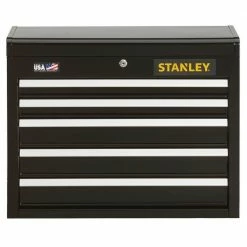 Stanley STST22655BK 26-Inch 300-Series 5-Drawe Storage Tool Chest - Black Tools & Equipment